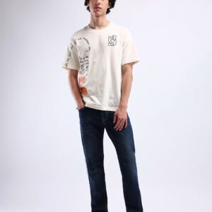 Men's Dark-Wash Slim-Straight Jeans