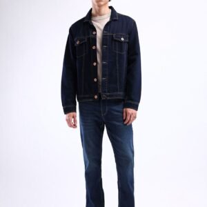 Men Straight Fit Light Fade Stretchable Jeans