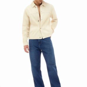 Men's Classic Blue Straight-Leg Jeans
