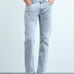 Men's Light-Wash Slim-Straight Jeans