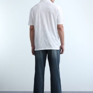 Relaxed-Fit Vintage Blue Denim Jeans